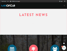 Tablet Screenshot of mrorca.org.au